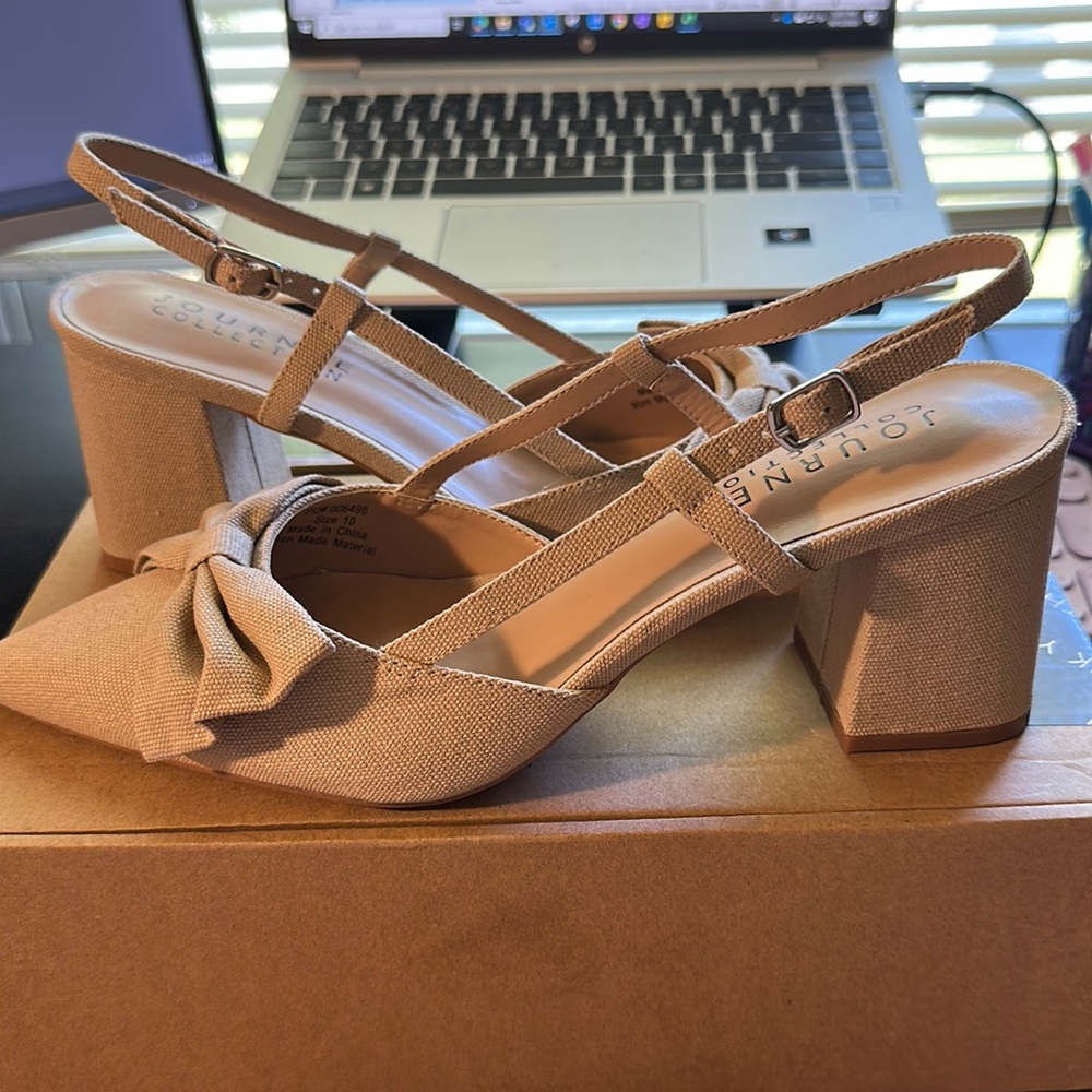 Brand New Tan Heels